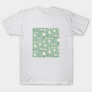 Moon love pattern T-Shirt